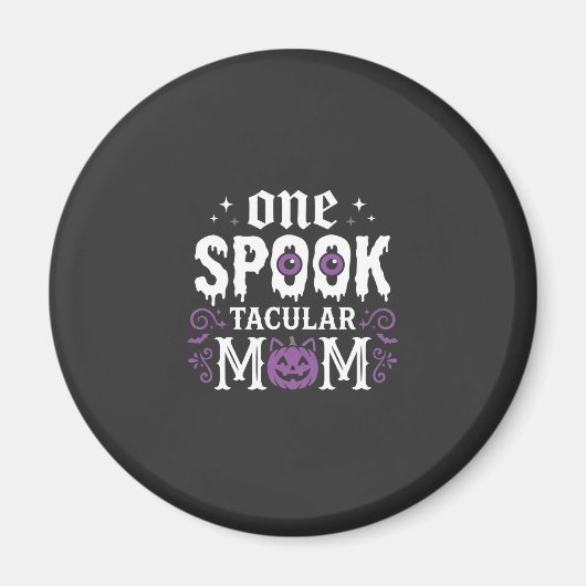 Spooktacular Moeder Halloween Ontwerp_1 Magneet (Voorkant)