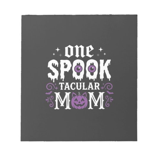 Spooktacular Moeder Halloween ontwerp_1 Notitieblok (Voorkant)
