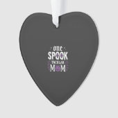 Spooktacular Moeder Halloween Ontwerp_1 Ornament (voorkant)