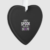 Spooktacular Moeder Halloween Ontwerp_1 Ornament (voorkant)
