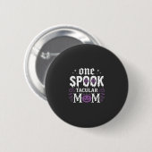 Spooktacular Moeder Halloween Ontwerp_1 Ronde Button 5,7 Cm (Voorkant /achterkant)