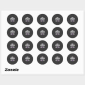 Spooktacular Moeder Halloween Ontwerp_1 Ronde Sticker (Vel)