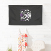 Spooktacular Moeder Halloween ontwerp_1 Spandoek (Insitu)