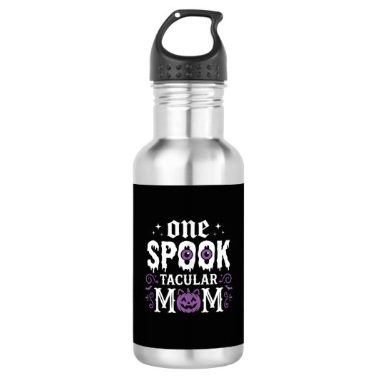 Spooktacular Moeder Halloween ontwerp_1 Waterfles (Voorkant)
