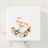 Spooktacular Monsters Halloween Kostuum Verjaardag Bedankjes Labels (In situ)