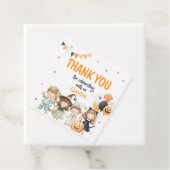 Spooktacular Monsters Halloween Kostuum Verjaardag Bedankjes Labels (In situ)