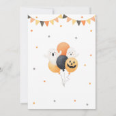 Spooktacular Monsters Halloween Kostuum Verjaardag Kaart (Achterkant)