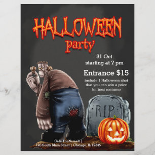Spooktacular nacht flyer