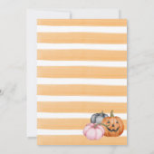 Spooktacular Party Eerste Verjaardag Baby shower Kaart (Achterkant)