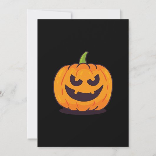 Spooktacular Pumpkin House Halloween Party Kaart (Achterkant)