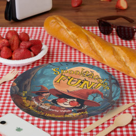 Spooktacular Pumpkin Patch Halloween Party Borden Papieren Bordje