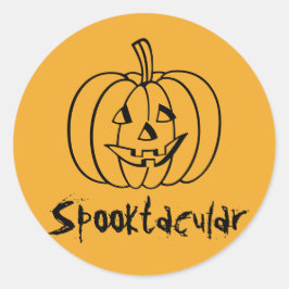 Spooktacular Pumpkin Stickers van RoseWrites