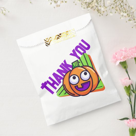 Spooktacular Pumpkin Thank You Gift Bags Bedankzakje (Gezegeld)