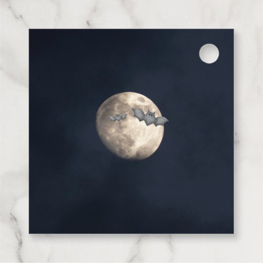 Spooktacular schattige Halloween feestuitnodiginge Bedankjes Labels (Achterkant)