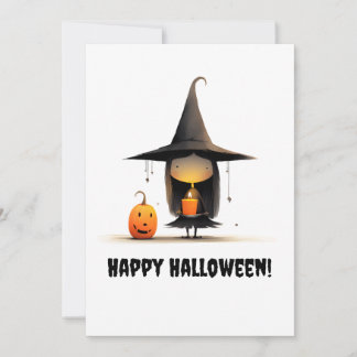 Spooktacular Schattigee heks dank u Bedankkaart