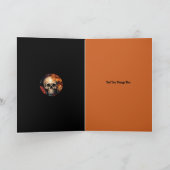Spooktacular schedels, 5" x 7" gevouwen Wenskaart Kaart (Binnen)