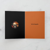 Spooktacular Schedels, 5" x 7" Vouwkaart Kaart (Binnen)