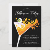 Spooktacular Sip Soiree Halloween Kaart (Voorkant)