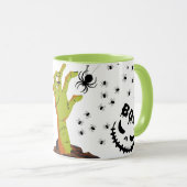 Spooktacular Sips: Prettig Halloween Mok (Voorkant rechts)