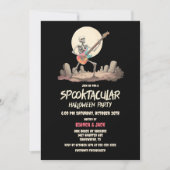 Spooktacular Skeleton Halloween Party Kaart (Voorkant)