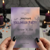 Spooktacular Spooky Night Halloween Party Kaart