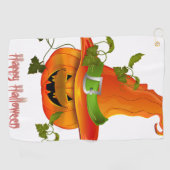 Spooktacular Swings: Halloween golfhanddoeken Golfhanddoek (Horizontaal)