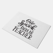 Spooktacular Teacher - Grappige Leraar Halloween Deurmat (Schuin)