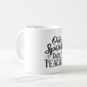Spooktacular Teacher - Grappige Leraar Halloween Koffiemok (Voorkant links)
