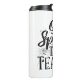 Spooktacular Teacher - Grappige Leraar Halloween Thermosbeker (Gedraaid links)