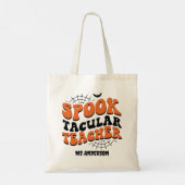 Spooktacular Teacher Halloween Herfst Unique Gift Tote Bag (Achterkant)