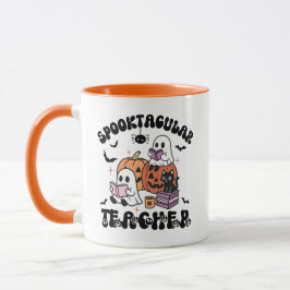 Spooktacular Teacher Halloween - Schattigee geeste Mok