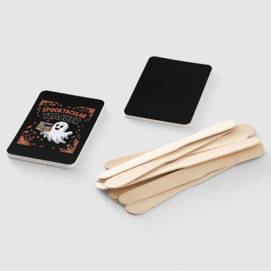 Spooktacular Teacher Halloween T-shirt Handwaaier (Niet-gemonteerd)