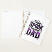 Spooktacular Vader Halloween Vintage Vector Ontwer Planner (Display)