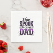 Spooktacular Vader Halloween Vintage Vector Ontwer Servet (Insitu)