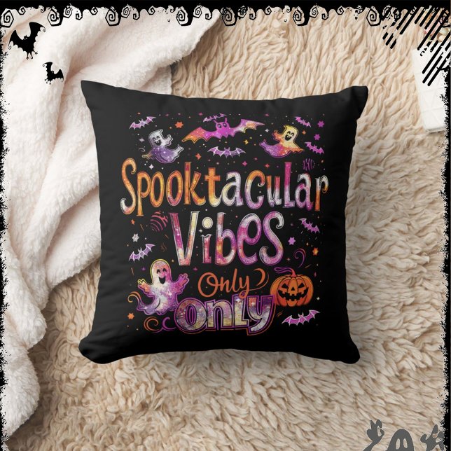 Spooktacular Vibes Only | ExDesigner | Halloween Kussen (Creator heeft geüpload)