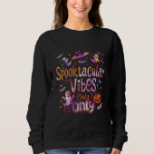 Spooktacular Vibes Only | ExDesigner | Halloween Trui (Voorkant)