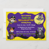 Spooktacular Woodland Animals in kostuum Verjaarda Kaart (Voorkant)