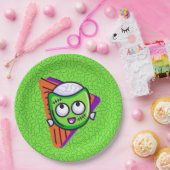 Spooktacular Zombie Halloween Plates - Green Papieren Bordje (Feest)