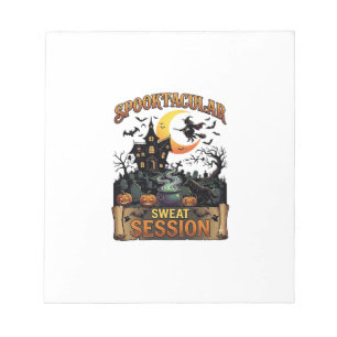 Spooktacular Zweet Sessie Spookhuis Heks Ket Notitieblok