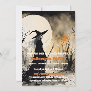 Spooktastisch donker vintage gotisch Halloween-fee Kaart