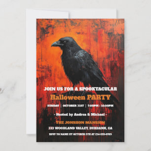 Spooktastisch donker vintage gotisch Halloween-fee Kaart