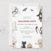 Spooktastisch Halloween-feest Kaart (Voorkant)