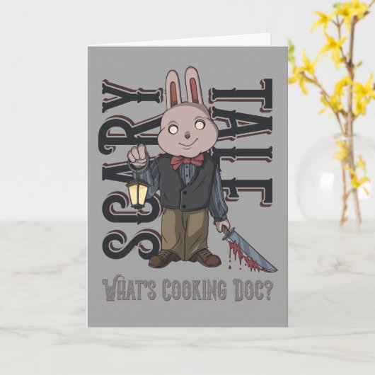 Spooktastische Halloween-kaarten wachten op jou! Kaart (Gele Bloem)