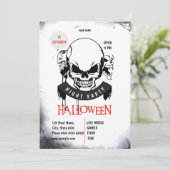 Spooktastische Nacht Griezeldag Halloweenfeest Kaart (Staand voorkant)