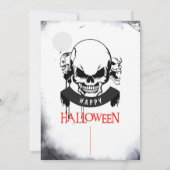 Spooktastische Nacht Griezeldag Halloweenfeest Kaart (Achterkant)