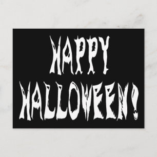 Spooktekst Halloween Briefkaart