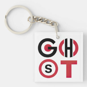 Spooktekst Sleutelhanger