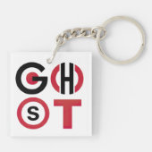 Spooktekst Sleutelhanger (Achterkant)