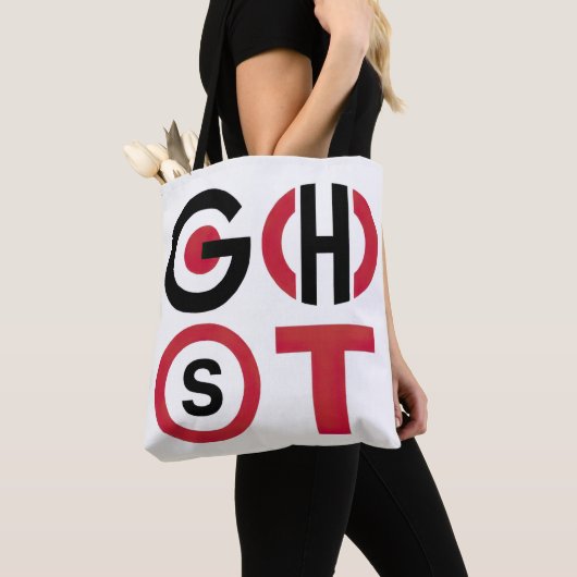 Spooktekst Tote Bag (Dichtbij)