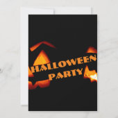 Spooktijd, elegante halloween party uitnodiging (Achterkant)